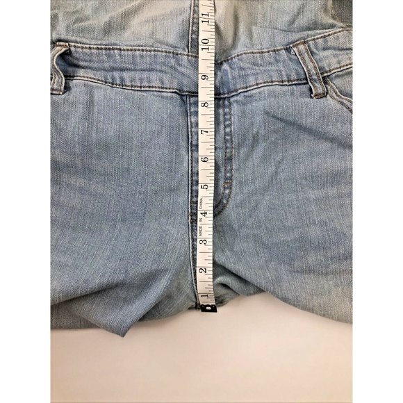 Mossimo Denim Ripped Jean Overalls Size L/G - Picture 7 of 8